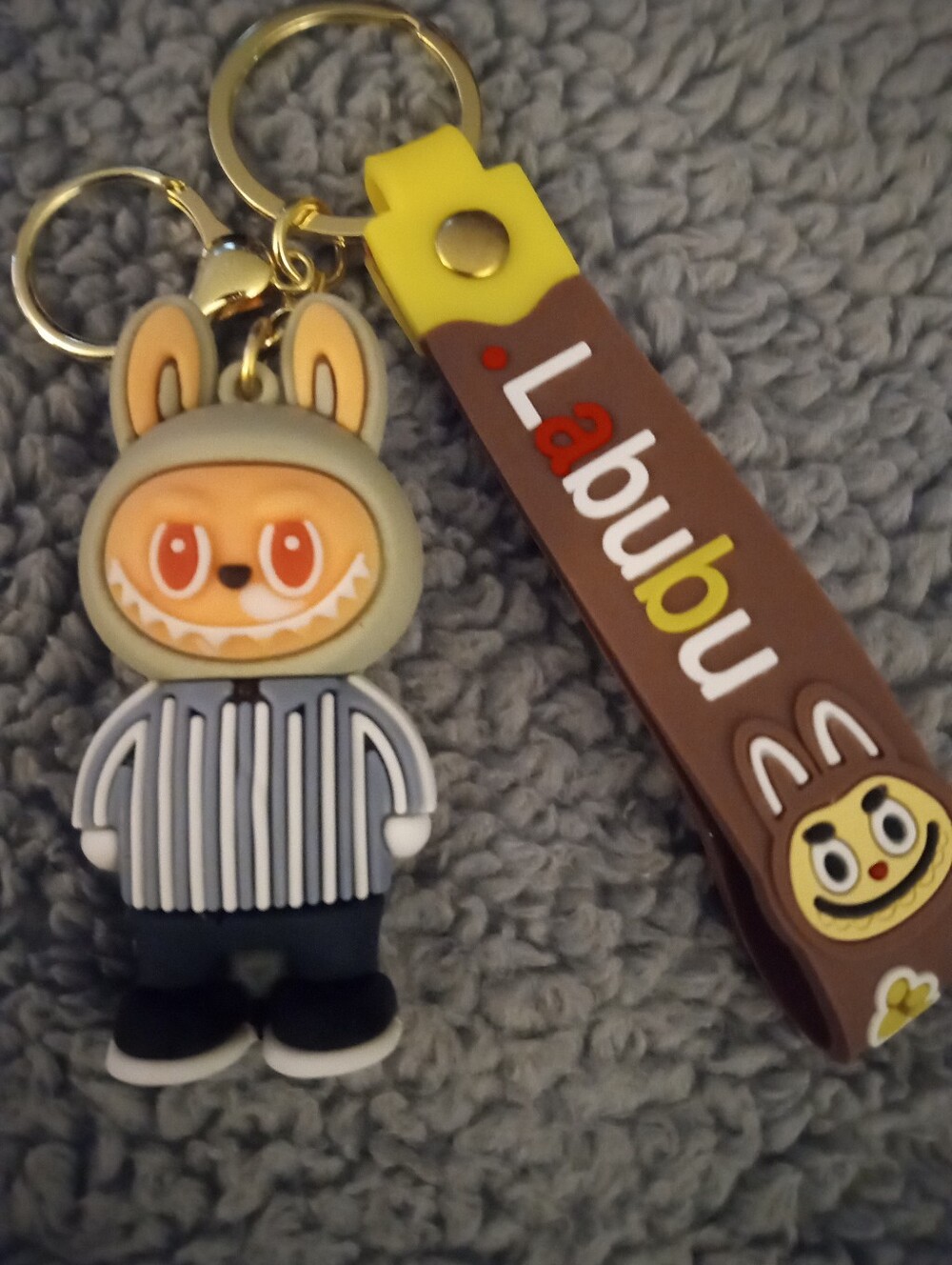 THE MONSTER LABUBU KEY FOB FIRST CHARM DRESS LIKE A REFEREE 5 IN